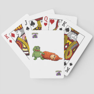 Baraja De Cartas rana y mono