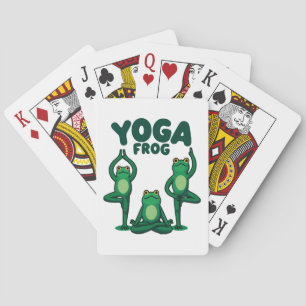 Baraja De Cartas Ranas de yoga