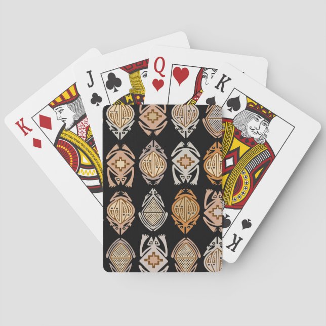 Baraja De Cartas Ranas Saltarinas (Reverso)