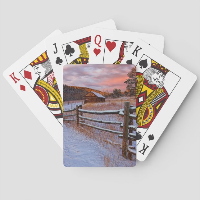 Baraja De Cartas Rancho de la nieve (Reverso)