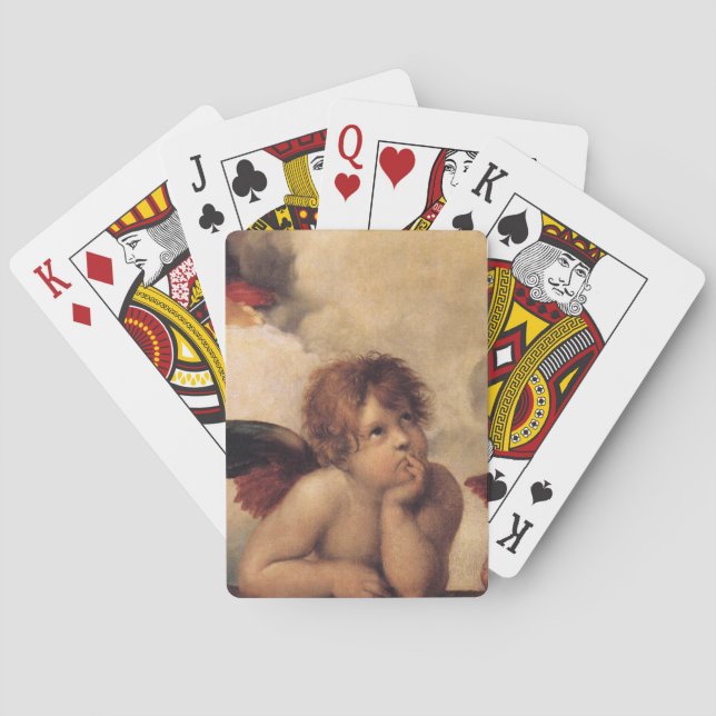Baraja De Cartas Raphael, Sistine Cherub (Reverso)