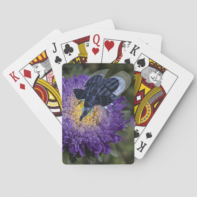 Baraja De Cartas Rara bicho de elefante azul (Reverso)