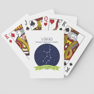 Baraja De Cartas Rasgos virgo