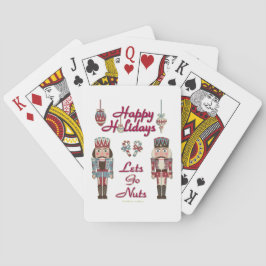 Baraja De Cartas Rastreador de nueces de vacaciones deja ir a las n