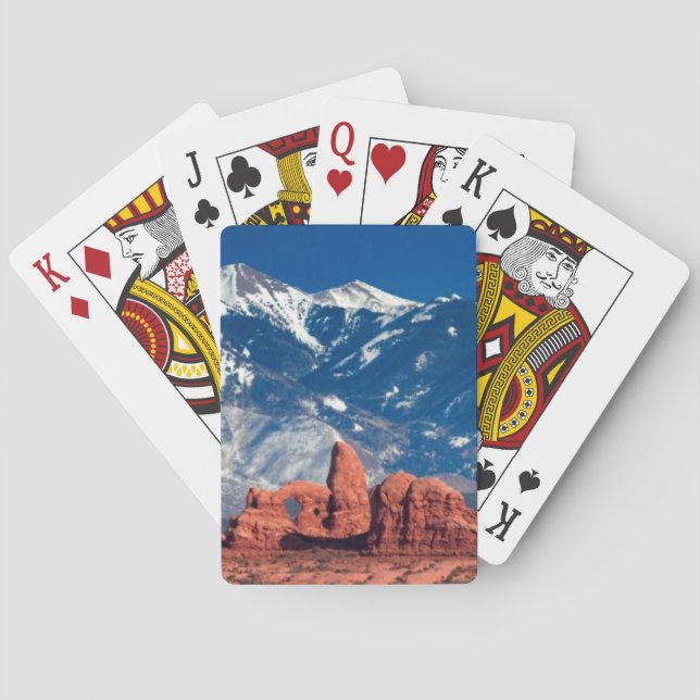Baraja De Cartas Rastro equilibrado de la roca (Reverso)