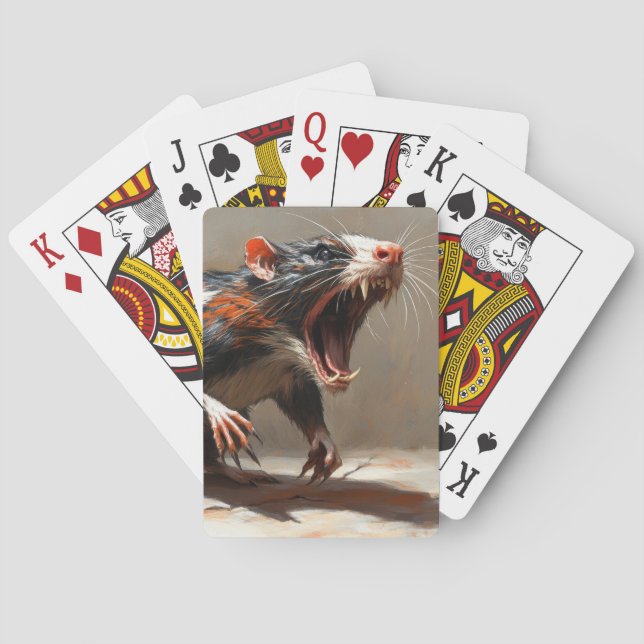 Baraja De Cartas Rata monstruo  (Reverso)