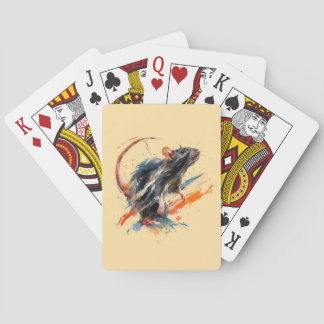 Baraja De Cartas Rata pictórica
