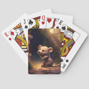 Baraja De Cartas Ratón pequeño adorable