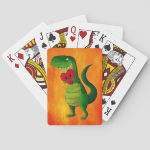 Baraja De Cartas RAWR Dinosaur Love