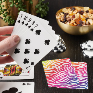 Baraja De Cartas Rayas arcoiris