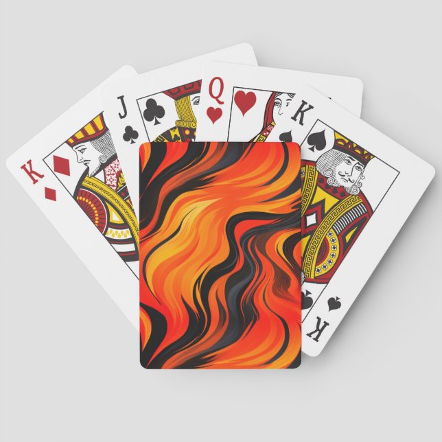 Baraja De Cartas Rayas Artsy (Reverso)