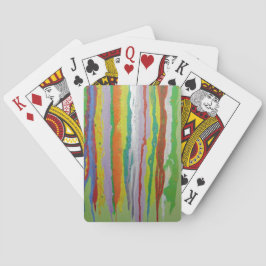 Baraja De Cartas Rayas Coloridas
