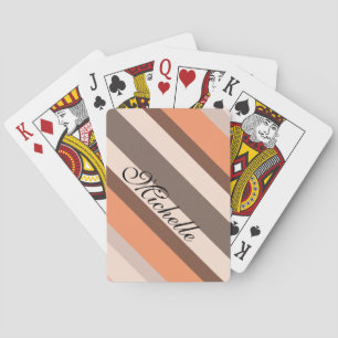 Baraja De Cartas Rayas de la decoración