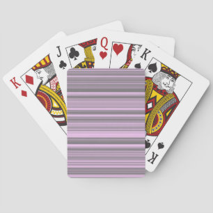 Baraja De Cartas Rayas grises moradas