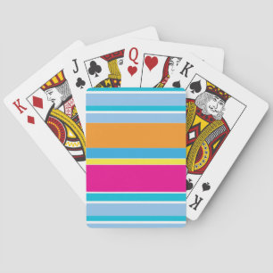 Baraja De Cartas Rayas mágicas de colores lindos