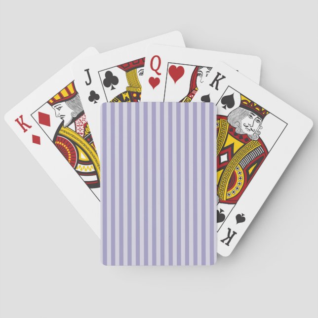 Baraja De Cartas Rayas Moradas (Reverso)