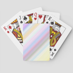 Baraja De Cartas Rayas Pastel