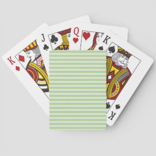 Baraja De Cartas Rayas Verdes