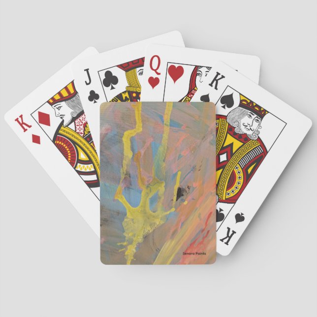 Baraja De Cartas Rayo Amarillo (Reverso)
