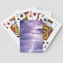 Rayo de cielo morado paro personalizado