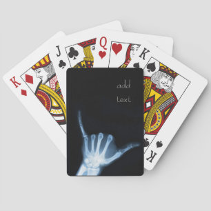 Baraja De Cartas Rayo X del Rótulo Shaka (gancho suelto)