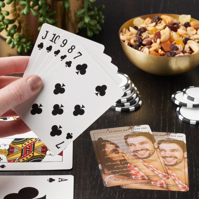 Baraja De Cartas Razones por las que te amo | Foto de parejas perso (In Situ)