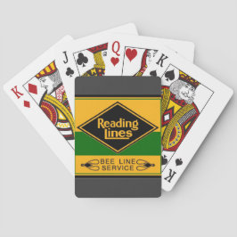 Baraja De Cartas Reading Railroad,Bee Line Service