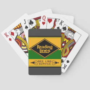 Baraja De Cartas Reading Railroad,Bee Line Service