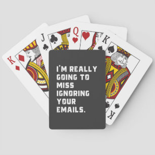 Baraja De Cartas realmente voy a perder de vista tus correos electr