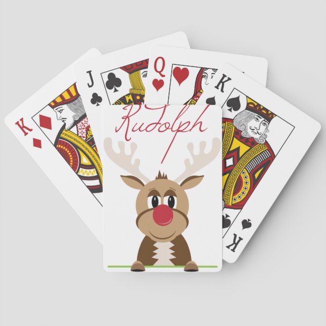 Baraja De Cartas Rec Nosed Reindeer (Reverso)