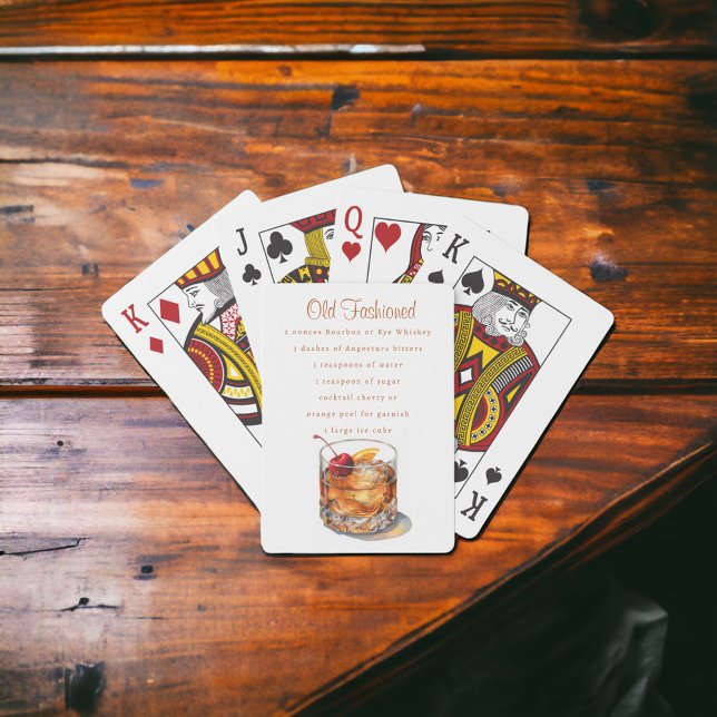 Baraja De Cartas Receta vieja de bebida a la moda (Subido por el creador)
