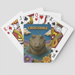 Baraja De Cartas Recodo del río de cocodrilos Modern KlayKoo