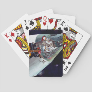 Baraja De Cartas Recorrer Una nave espacial Gemini De Dos Personas