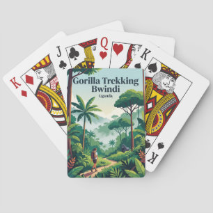 Baraja De Cartas Recorrido de Gorilas en el Bosque Impenetrable de