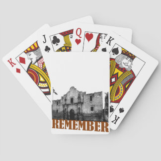 Baraja De Cartas Recuerde el Álamo