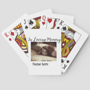 Baraja De Cartas Recuerdo conmemorativo en memoria amorosa agregar