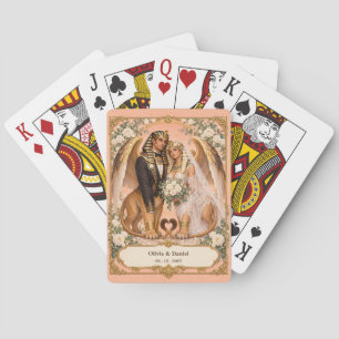 Baraja De Cartas Recuerdo de boda de novios Esfinge personalizados