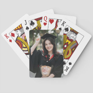 Baraja De Cartas Recuerdo de foto de graduación personalizada regal
