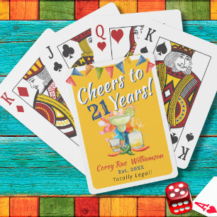 Baraja De Cartas Recuerdo Personalizado de Fiesta para Cumpleaños 2