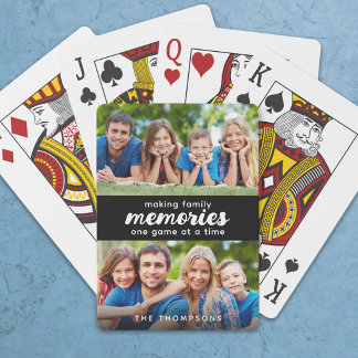 Baraja De Cartas Recuerdos de hacer fotos personalizadas 2 Familia