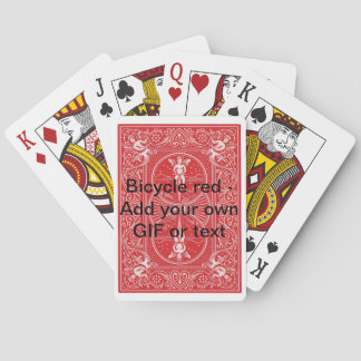 Baraja De Cartas Red Bicyle hace tu propio