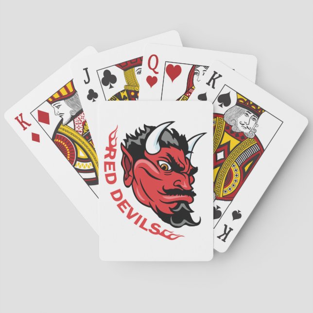 Baraja De Cartas Red Devils (Reverso)