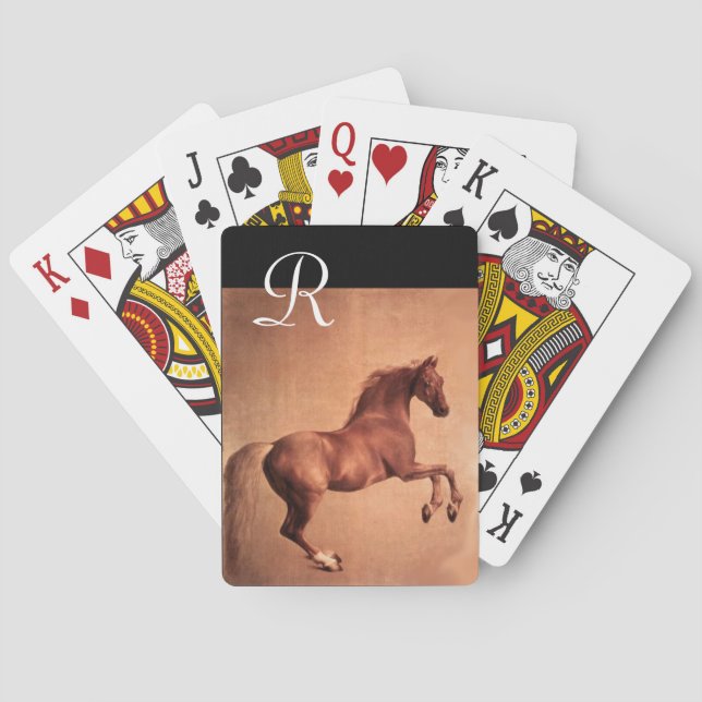 BARAJA DE CARTAS RED HORSE MONOGRAM (Reverso)