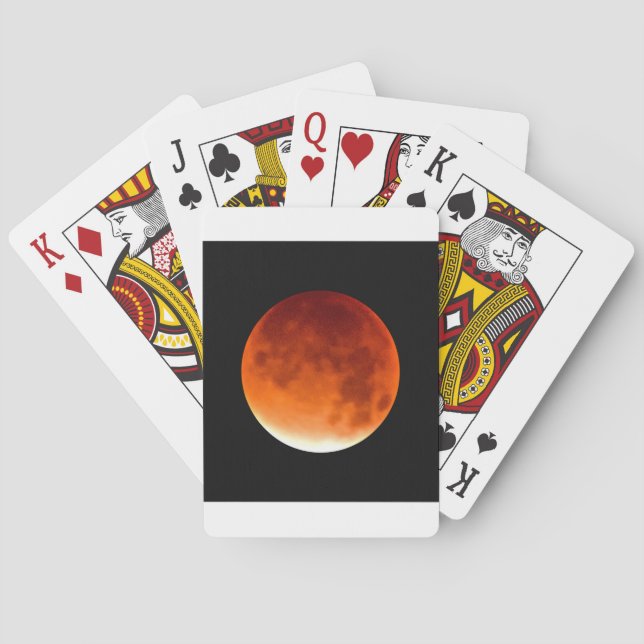 Baraja De Cartas Red Moon Risiing (Reverso)