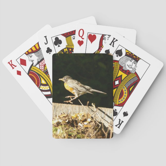 Baraja De Cartas Red Robin (Reverso)