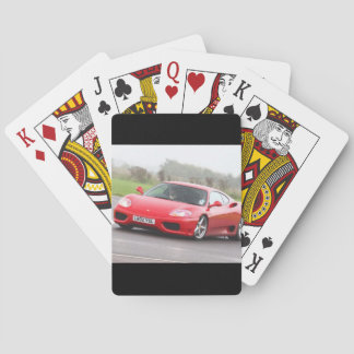 Baraja De Cartas Red Sports Car