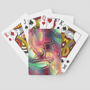 Baraja De Cartas Reddish to green colorido 'beach cloth'