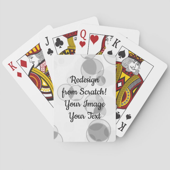 Baraja De Cartas Rediseñar desde Scratch - Crear el propio (Reverso)