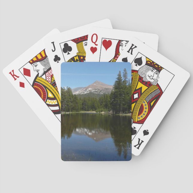 Baraja De Cartas Reflejo del lago Yosemite (Reverso)