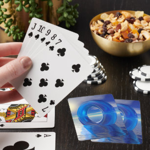 Baraja De Cartas Reflexiones azules